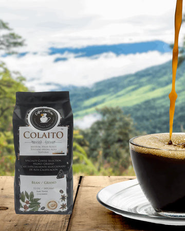 Bolsa de Café Colaito 340g, café arábica colombiano de tostión media alta y 84 puntos SCA foto de frente